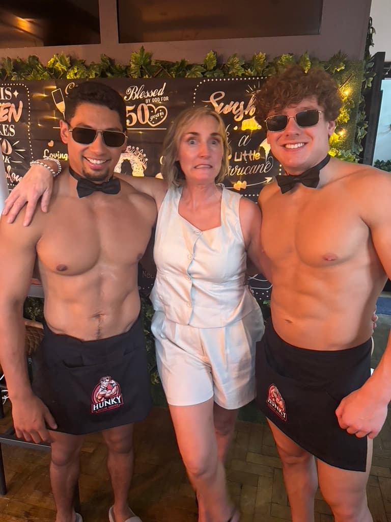 Working as a Hunky Butler at events